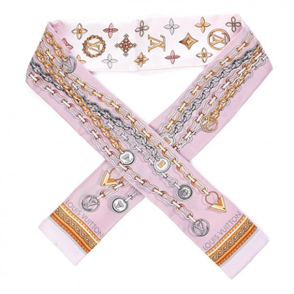 Louis Vuitton
Vendome Silk Bandeau In Gris Scarf/Wrap
